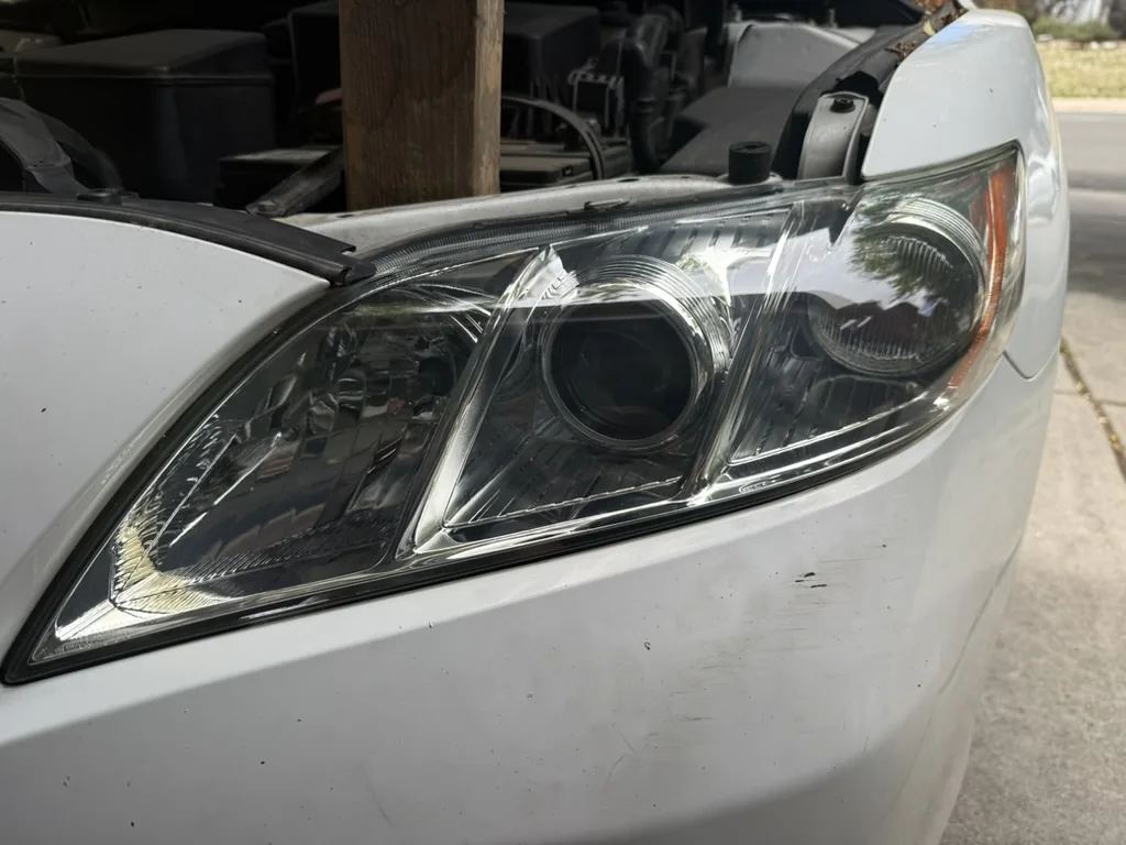 Toyota Camry headlight restoration result, crystal clear, Centennial, CO, Headlight Boost
